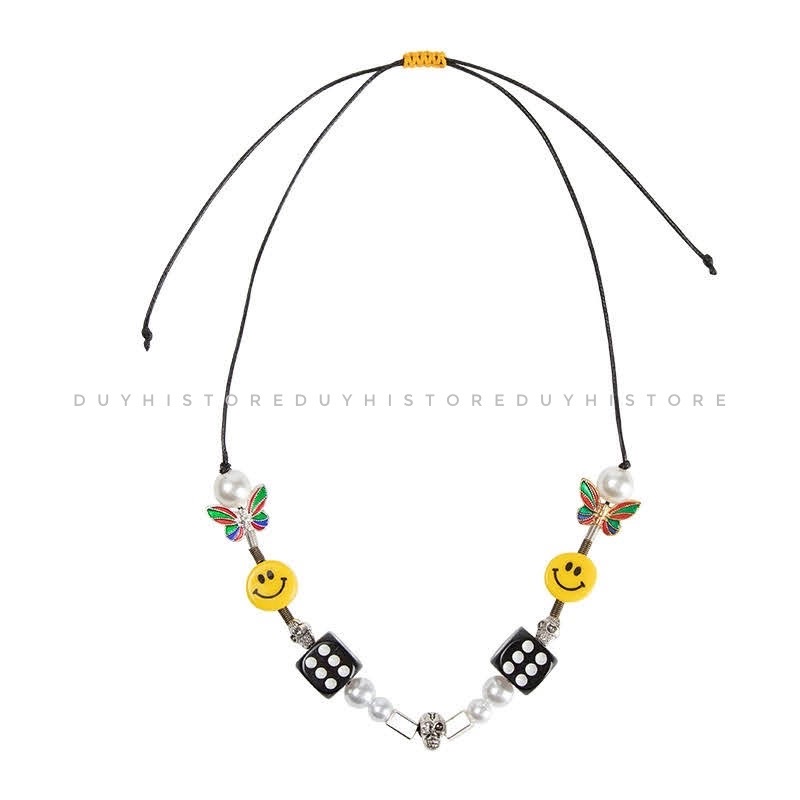Vòng cổ Salute *EVAE+ Smiley Pearl Necklace unisex cho nam nữ | DUYHI
