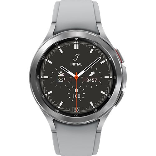 Đồng hồ thông minh Samsung Galaxy Watch4 Classic viền thép dây da - Hàng Chính Hãng - Màn hình AMOLED sắc nét
