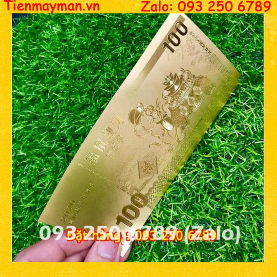Lá Vàng Hình Con Mèo Macao 100 Lì Xì Tết 2023 - Làm Quà tặng trang trí