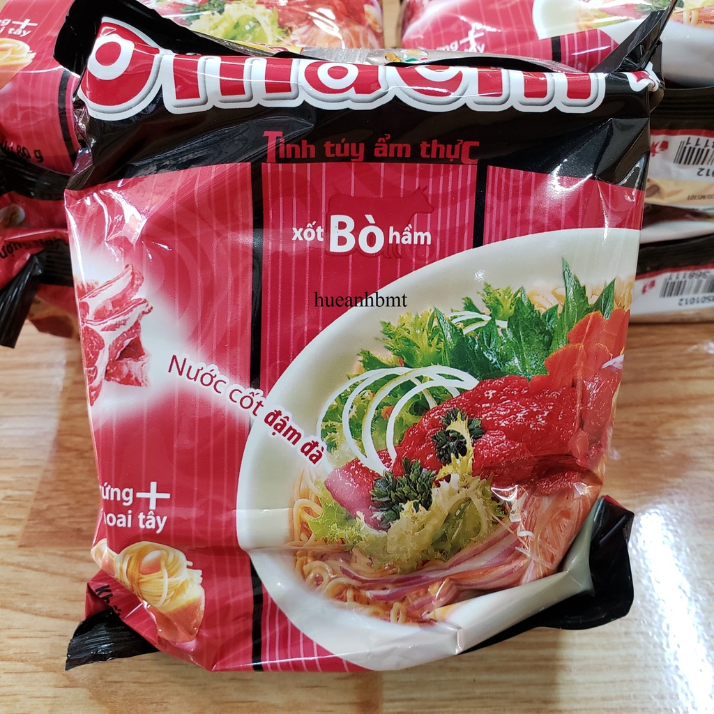 Mì Omachi Xốt Bò Hầm gói 80g