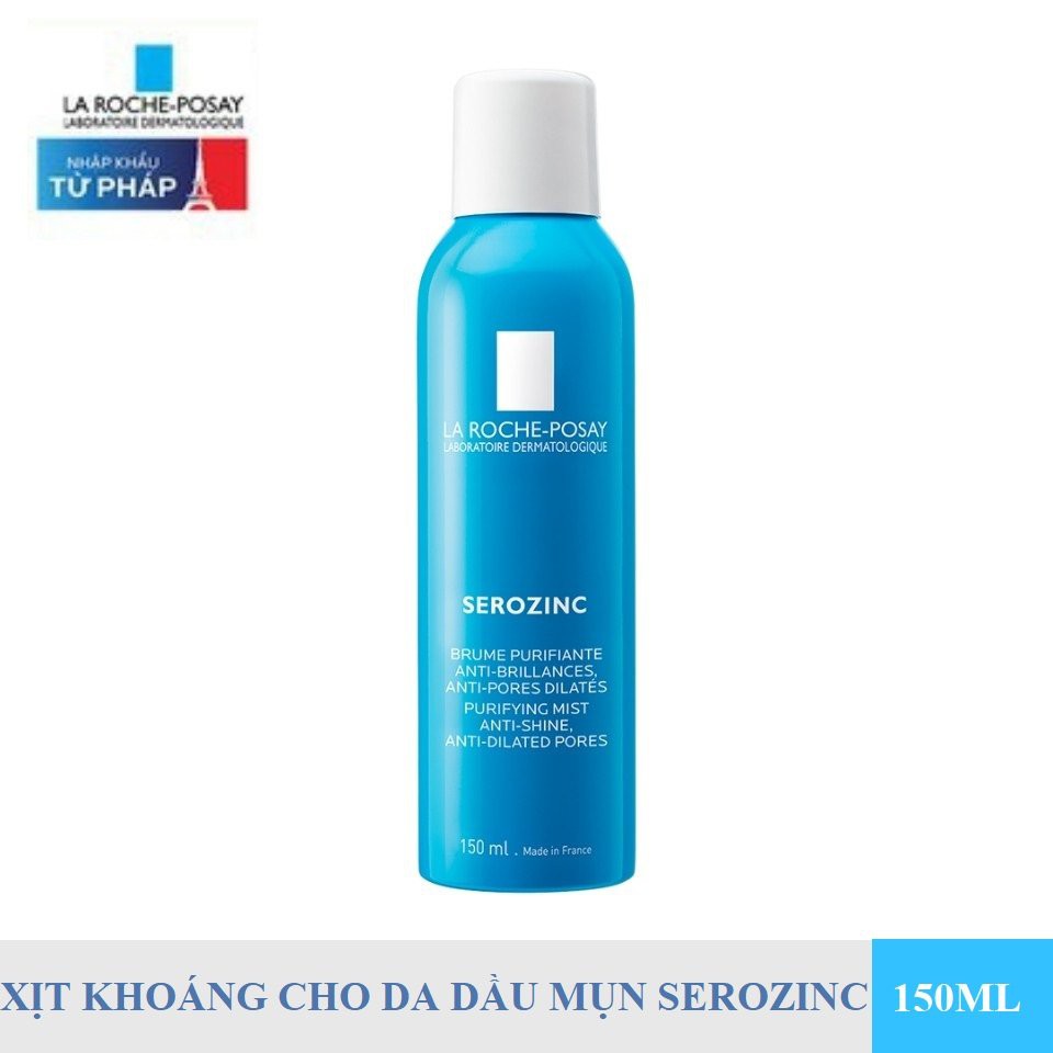 [ CHÍNH HÃNG ] Nước khoáng giúp làm sạch & làm dịu da La Roche-Posay Serozinc 150ml