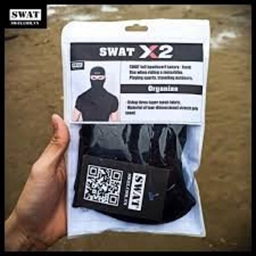 KHẨU TRANG TRÙM ĐẦU KIỂU NINJA Swat X2 Chất liệu vải siêu mềm mịn Co giãn Chống nắng Chống bụi Thương hiệu SWAT Cao cấp