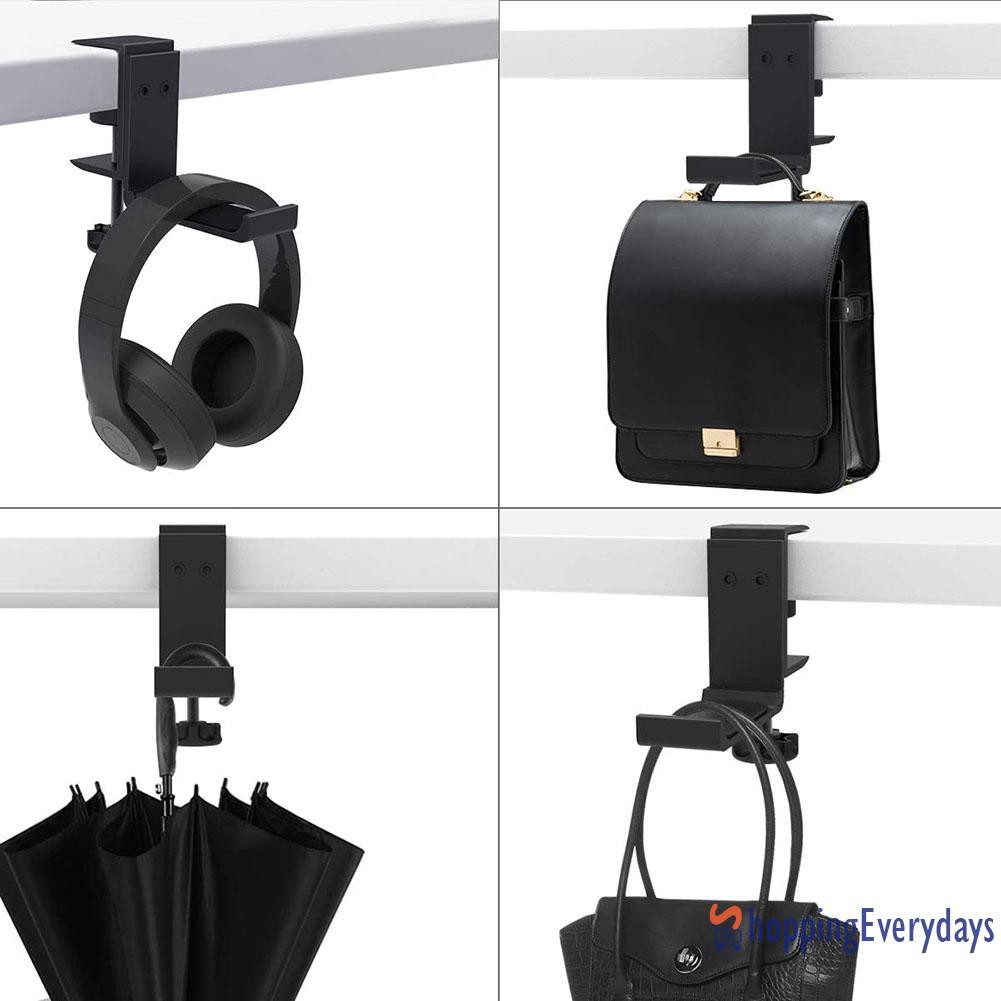【sv】 Aluminum Alloy Headset Holder Adjustable Foldable Headphone Hanger Bracket