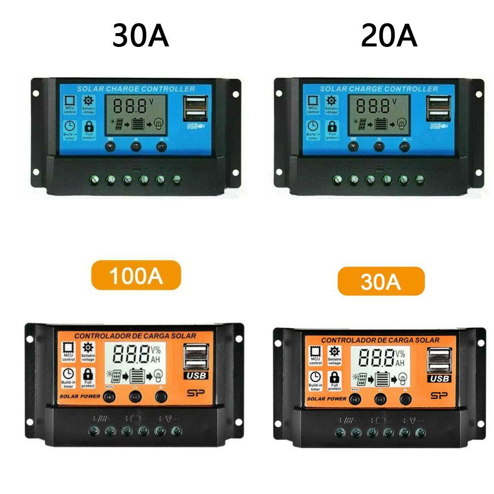 Bộ Điều Khiển Sạc Pin 10-100A Có Màn Hình LCD