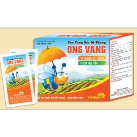 Siro Tăng Sức Đề Kháng Ong Vàng (HỘP/30 gói)