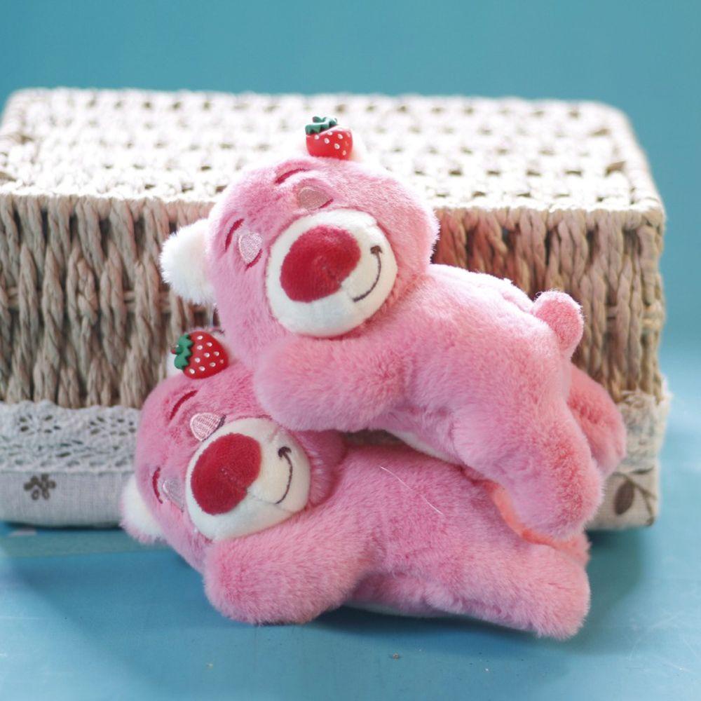 Móc Khóa Hình Gấu Nhồi Bông Mềm Mại Đáng Yêu