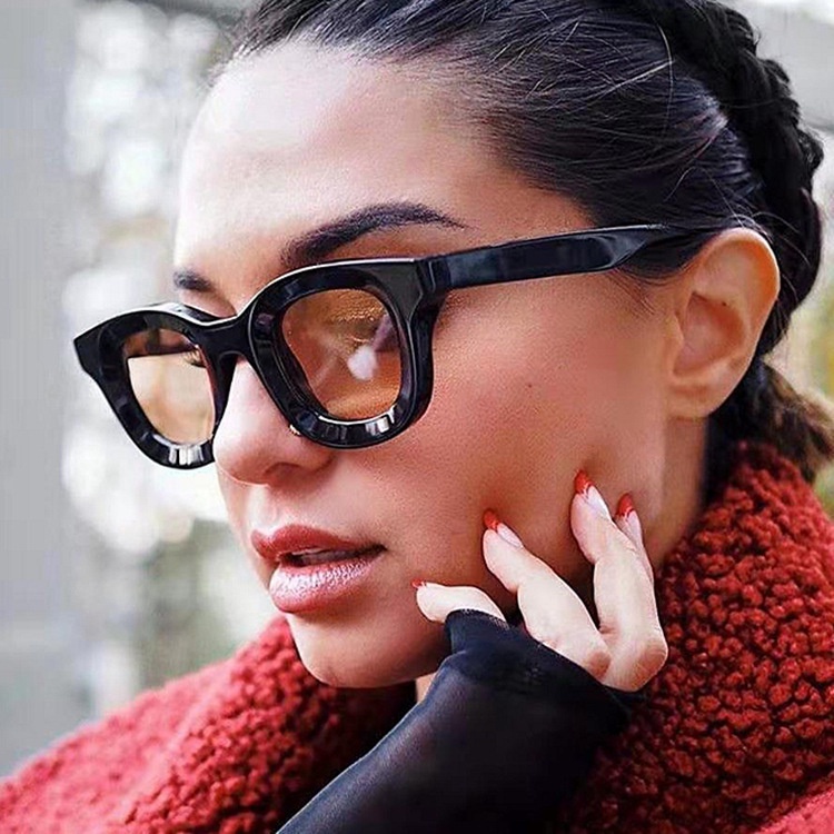 Kính mát gọng tròn phong cách retro thời trang sành điệu cho nữ
