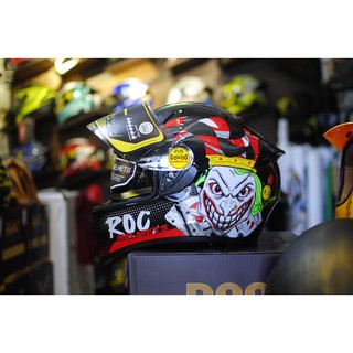 Mũ bảo hiểm Fullface ROC 05 tem sơn Joker