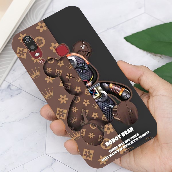 Dán Skin điện thoại hình Gấu BearBrick cho Iphone, Samsung, Oppo và các dòng android khác