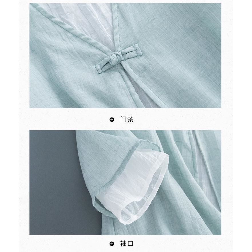 Áo Thun Cotton Hai Lớp Cổ Chữ V Cài Nút 7 Màu Sắc Thời Trang Mùa Hè Cho Nữ