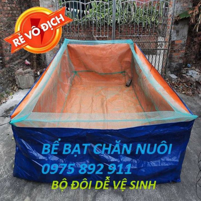 BỘ ĐÔI - BỂ BẠT NUÔI ỐC ,ẾCH , CÁ , LƯƠN
