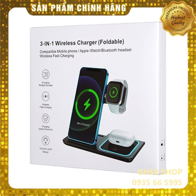 DOCK SẠC KHÔNG DÂY 3 TRONG 1 REMAX RP-W53