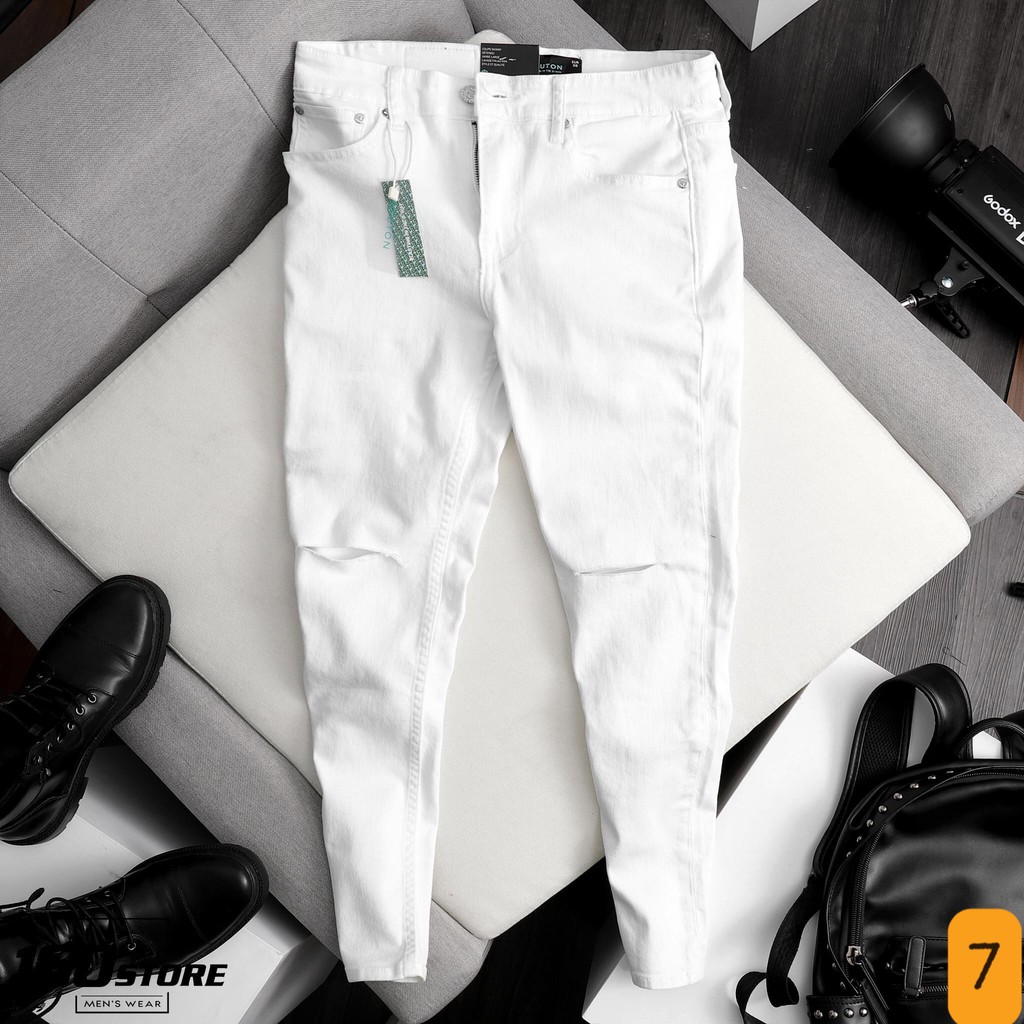 Quần jean nam cao cấp 🤜 Ảnh Thật + Freeship 🤛 Quần Bò Nam Co Giãn HG12 | BigBuy360 - bigbuy360.vn