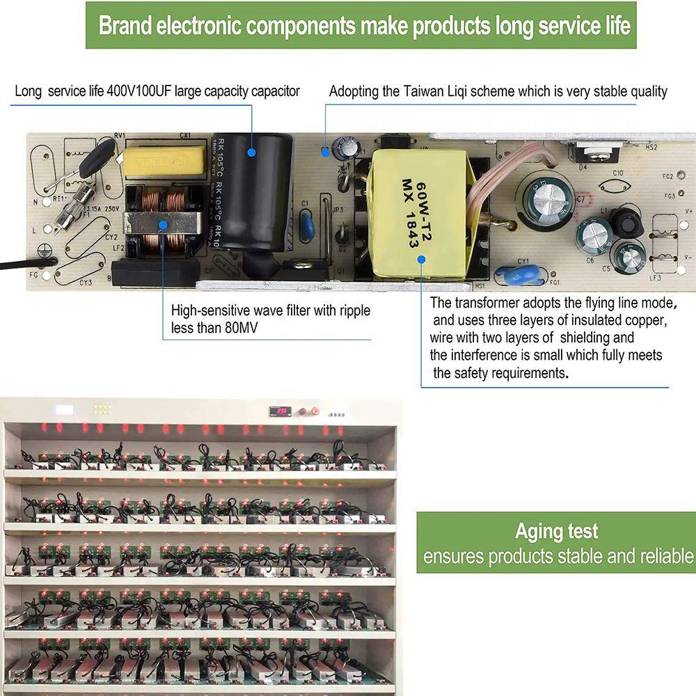 Bộ Chuyển Đổi Nguồn Điện Thông Dụng IP67 Cho Đèn LED