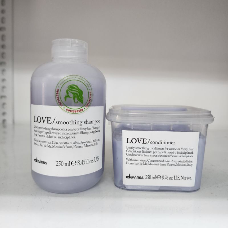 DẦU GỘI XẢ DAVINES LOVE SMOOTHING SUÔN MƯỢT 250ML