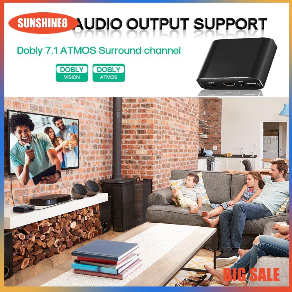 Bộ chia âm thanh HDMI 4K 60hz kèm phụ kiện