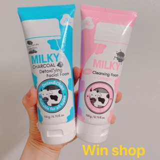 Sữa rửa mặt trắng da,  cấp nước, mờ thâm Milky của Thái Lan