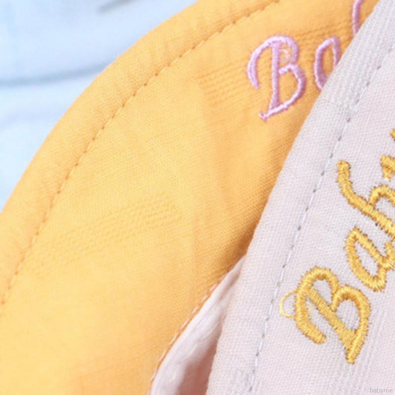 Mũ vành thêu chữ dễ thương cho bé