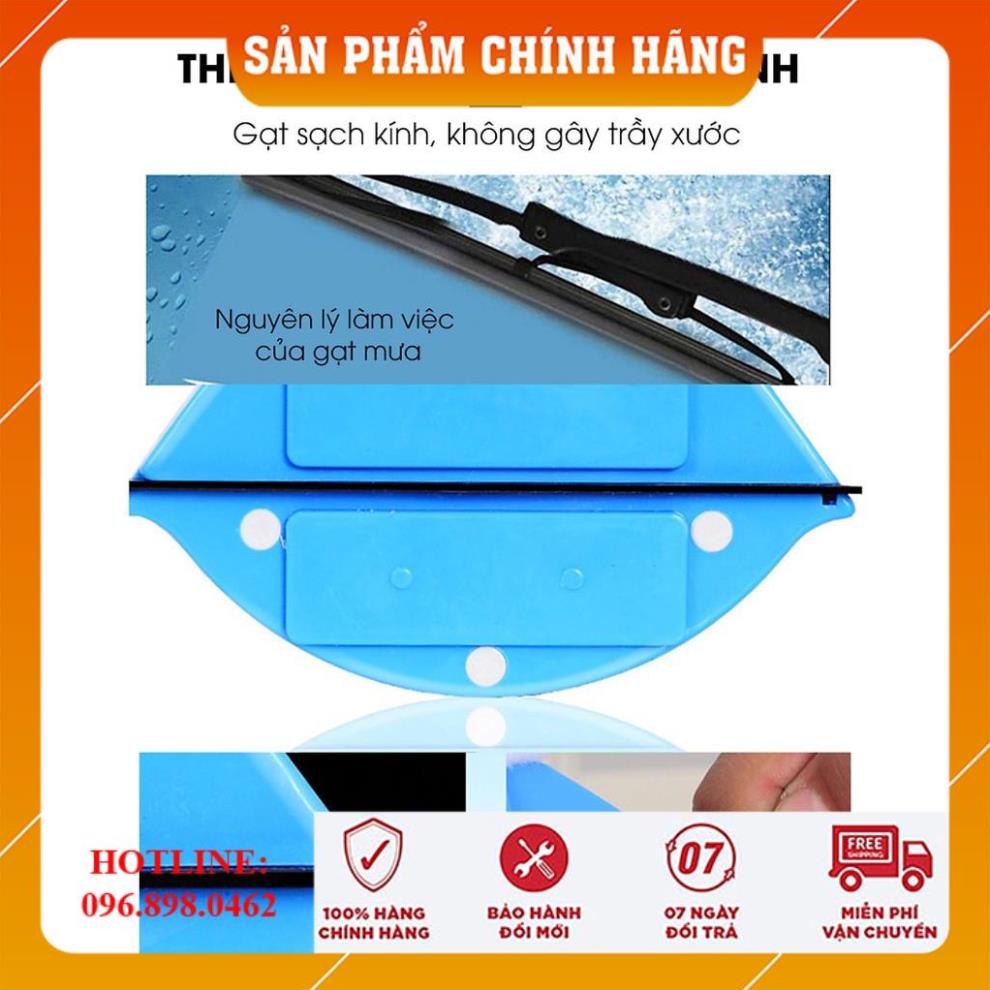 Dụng Cụ Lau Kính 2 Mặt Nam Châm Thông Minh , Cây Lau Kính Đa Năng Sạch Nhà Cao Tầng HOT