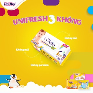 COMBO KHĂN ƯỚT UNIFRESH (80T) 6 GÓI