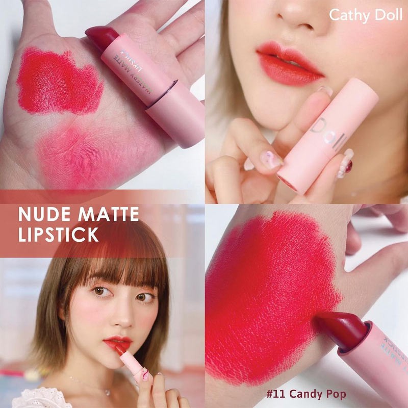 Son thỏi Cathy Doll Nude Matte Lipstick 3.5g