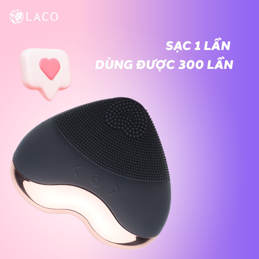 [MUA 1 TẶNG 1] Máy rửa mặt Laco Luxury Hàng Chính Hãng Bảo Hành 12 Tháng + Quà Tặng Kèm