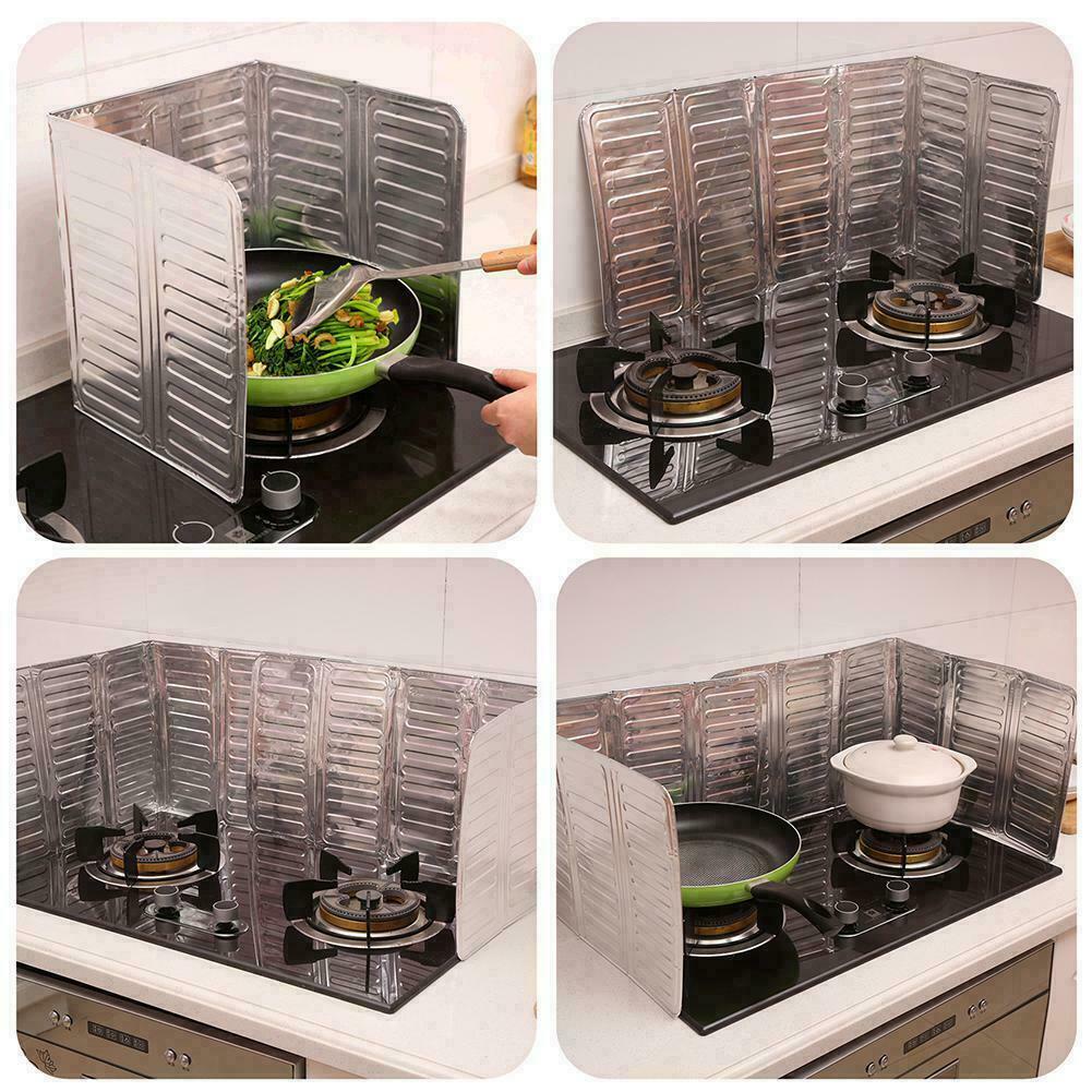 Tấm chắn bếp ga bằng lá nhôm chống văng dầu 33*28cm v5q6 j7c6 mới