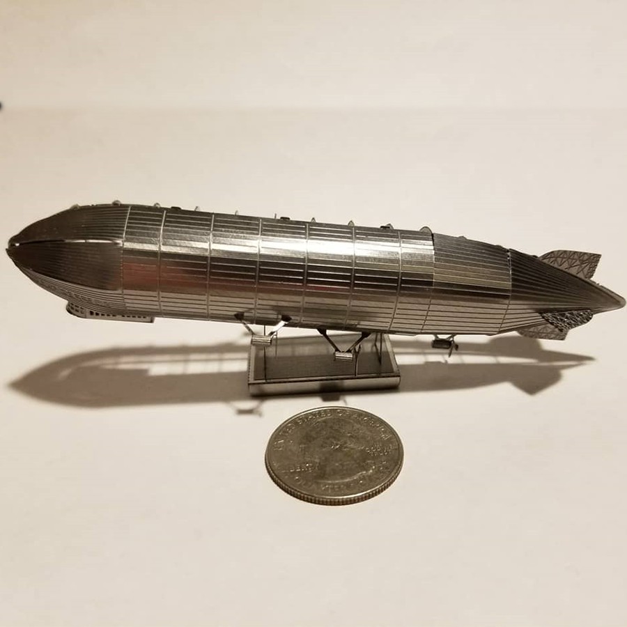 Mô Hình 3D Kim Loại Khinh Khí Cầu Khổng Lồ Graf Zeppelin 1929 [Chưa Lắp]