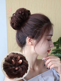 Búi rối to tóc giả cao cấp