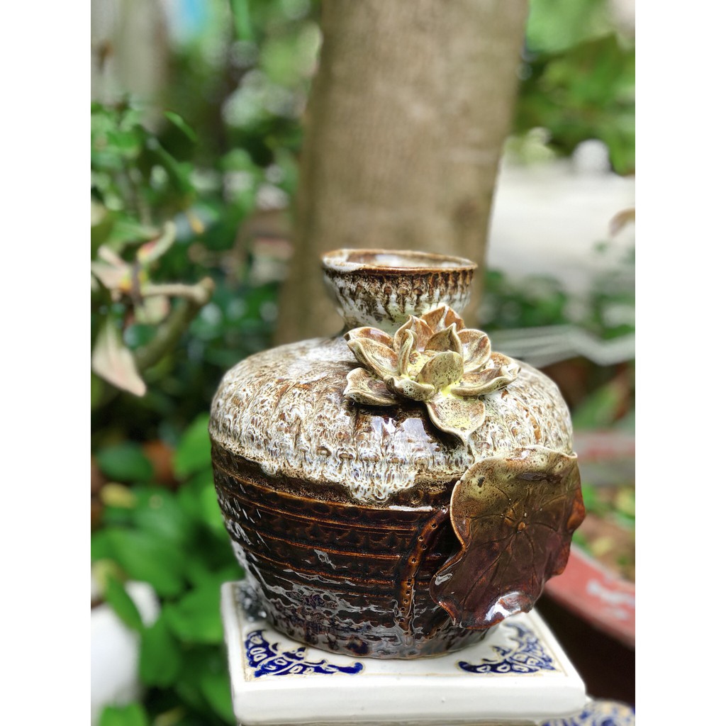 bình hoa gốm sứ bát tràng 09