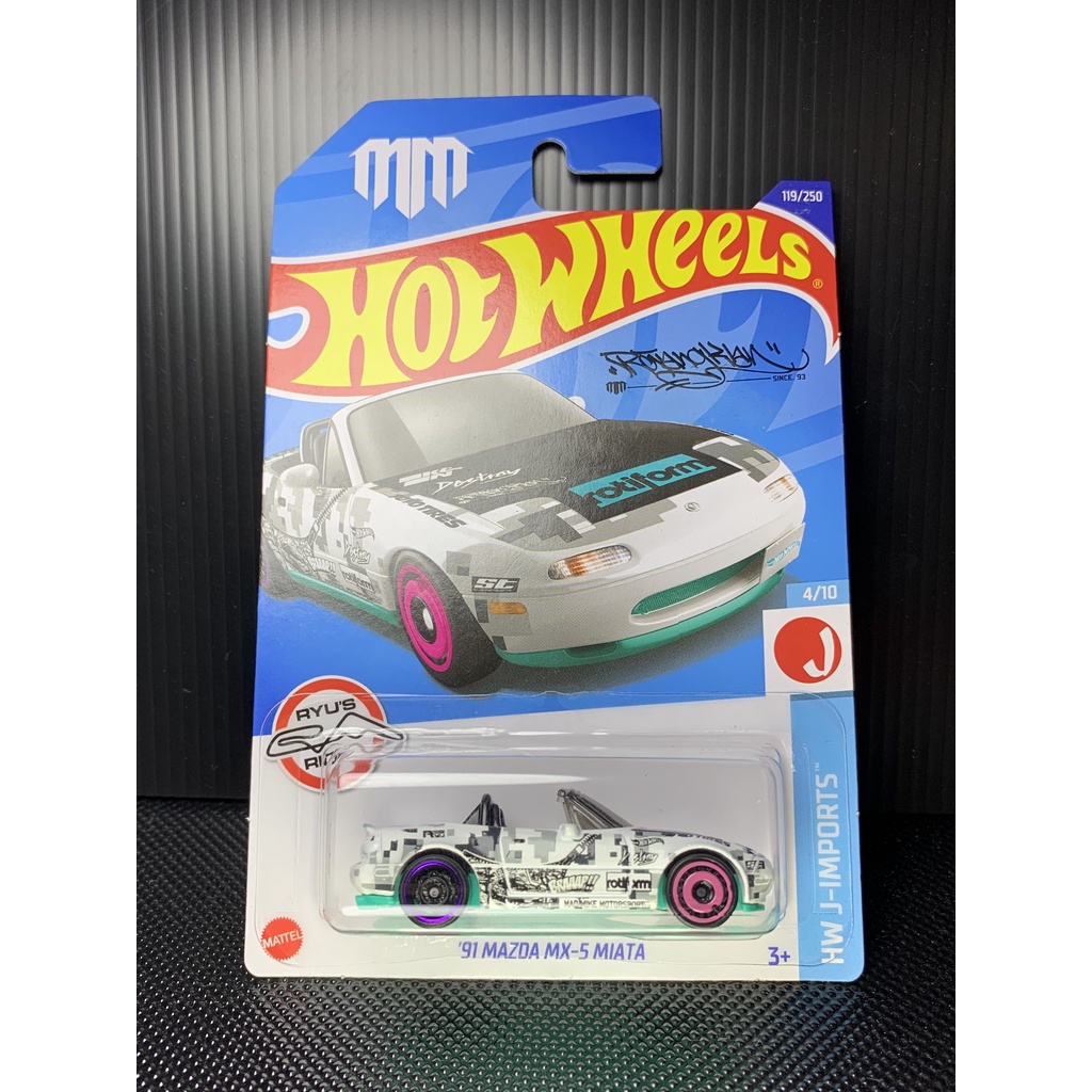 Xe mô hình Hot Wheels 1/64 '91 Mazda MX-5 Miata (new)