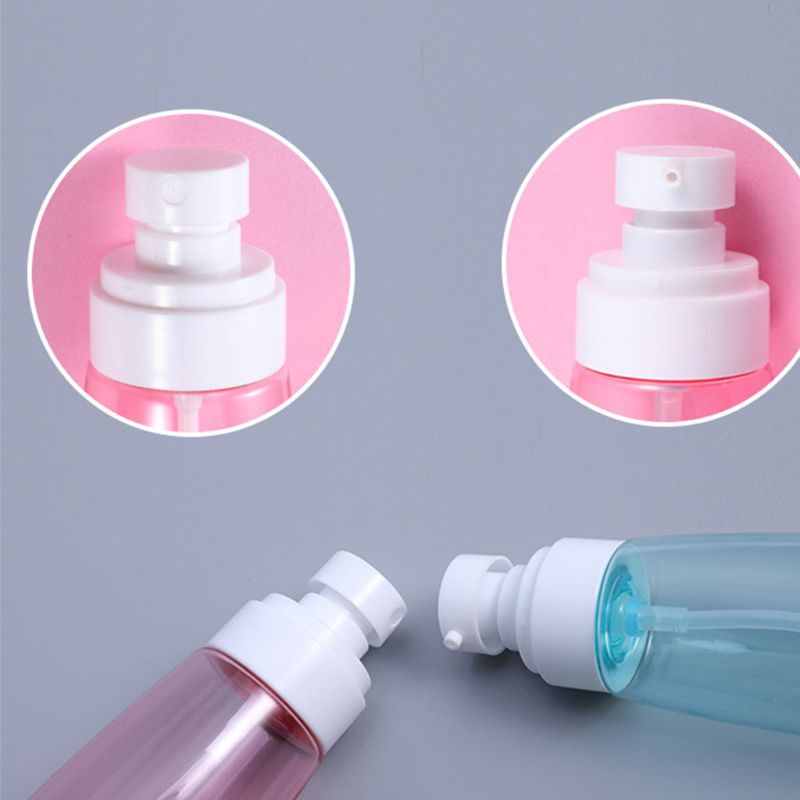 Set 5 Chai Nhựa Rỗng Trong Suốt Dạng Bơm Đựng Mỹ Phẩm Tiện Dụng Khi Đi Du Lịch