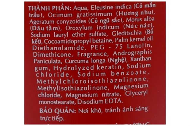 Dầu gội dược liệu thái dương 3