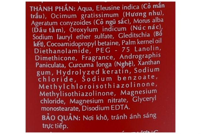 Dầu gội dược liệu thái dương 3