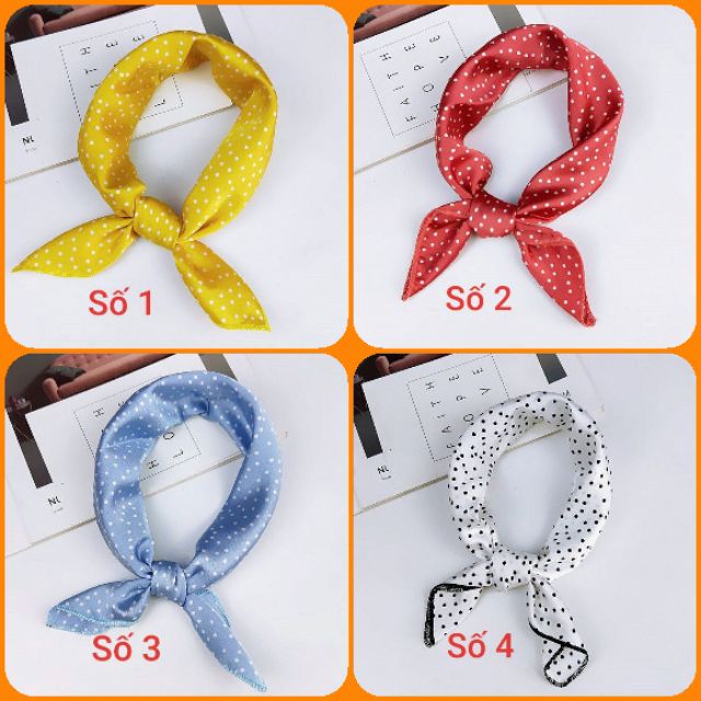 Khăn lụa turban vuông size 50*50