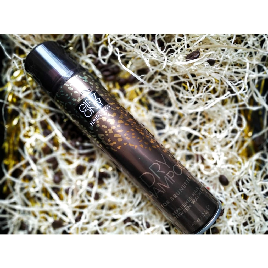 Dầu Gội Khô Girlz Only For Brunettes Dành Cho Tóc Đậm Màu 200ml