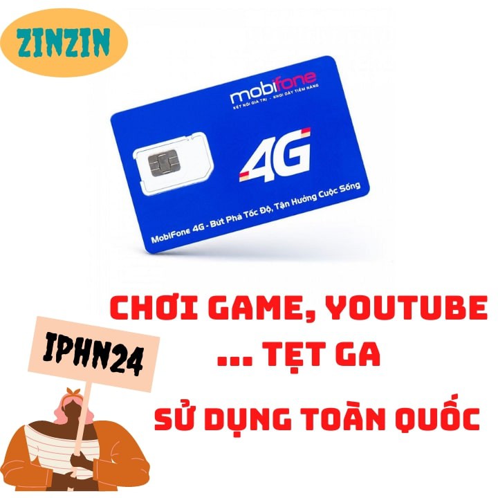  Sim Mobi IPHN2 1_Tỷ_GB Dùng Toàn Quốc