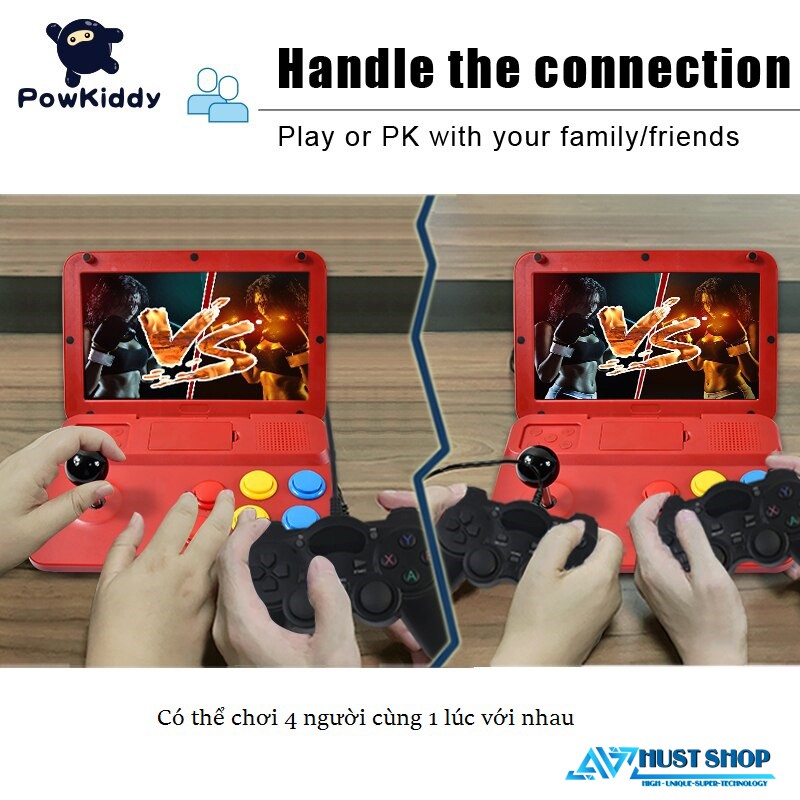 Máy Chơi Game Powkiddy A13 Màn Hình 10.1inch Chơi 11+ Dòng Game Arcade/GBA/PS1...