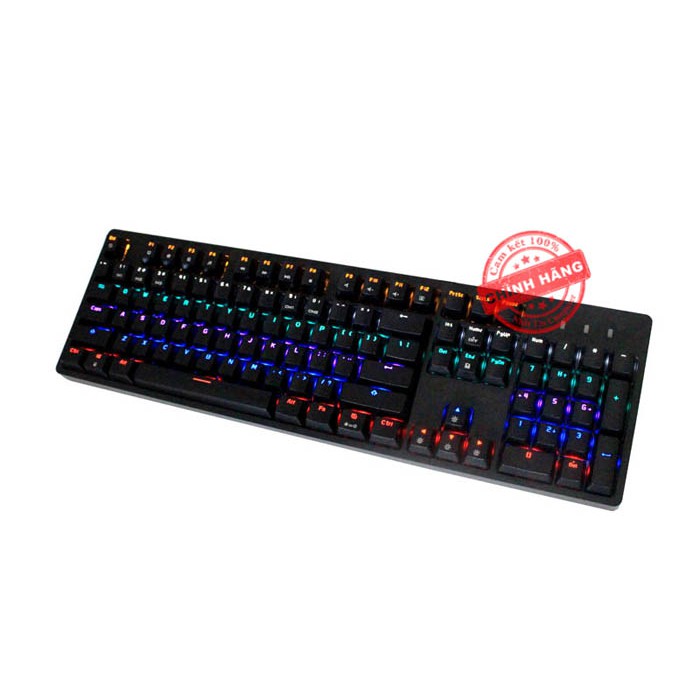 Bàn phím cơ Blue Swich cao cấp FL Esports K188 - led Rainbow 13 chế độ (Đen) - Nhất Tín Computer