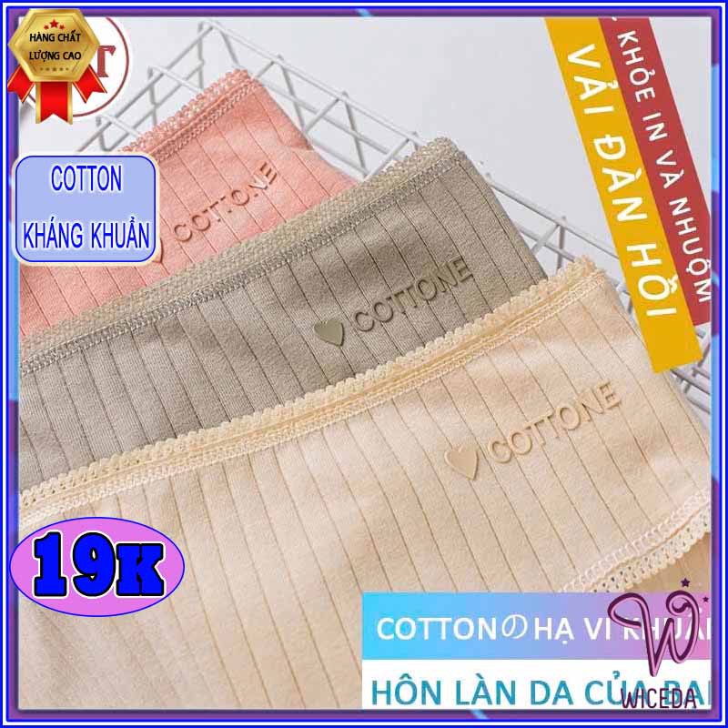 Quần lót nữ cotton cao cấp xuất Nhật không đường may kháng khuẩn mềm mại thoáng mát NB162