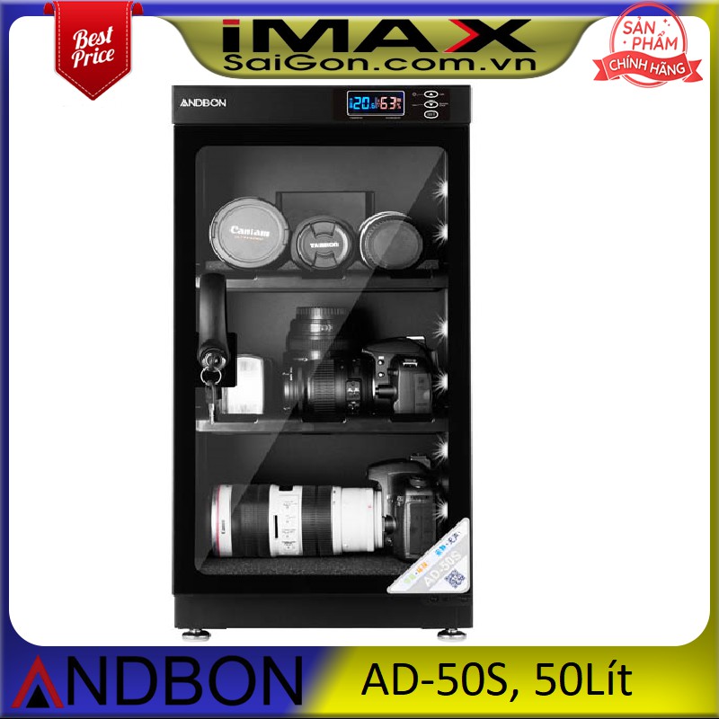 Tủ chống ẩm 50 Lít Andbon AD-50S