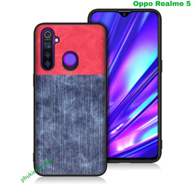 Ốp lưng Oppo Realme 5 / 5i / 5s FREESHIP Từ 50k vân da bò thời trang trang cao cấp