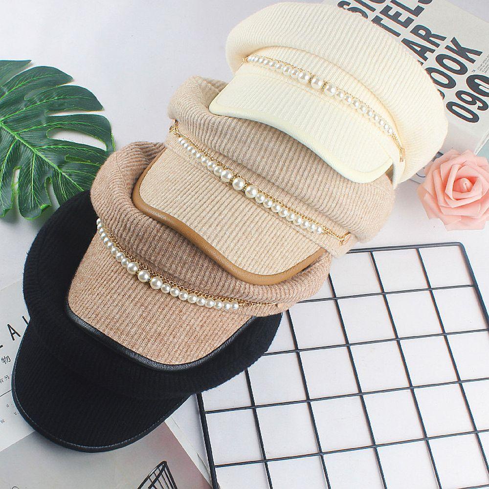 Wmes15h Mũ Nồi Tròn Kim Loại Dây Xích Tối Giản Cho Nữ