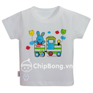 Áo Tay Ngắn Cổ Bo Bé Trai - Hello bb
