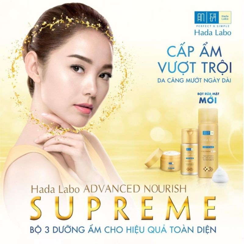 Kem dưỡng ẩm toàn diện Hada Labo Advanced Nourish Supreme Hyaluron Cream 50g