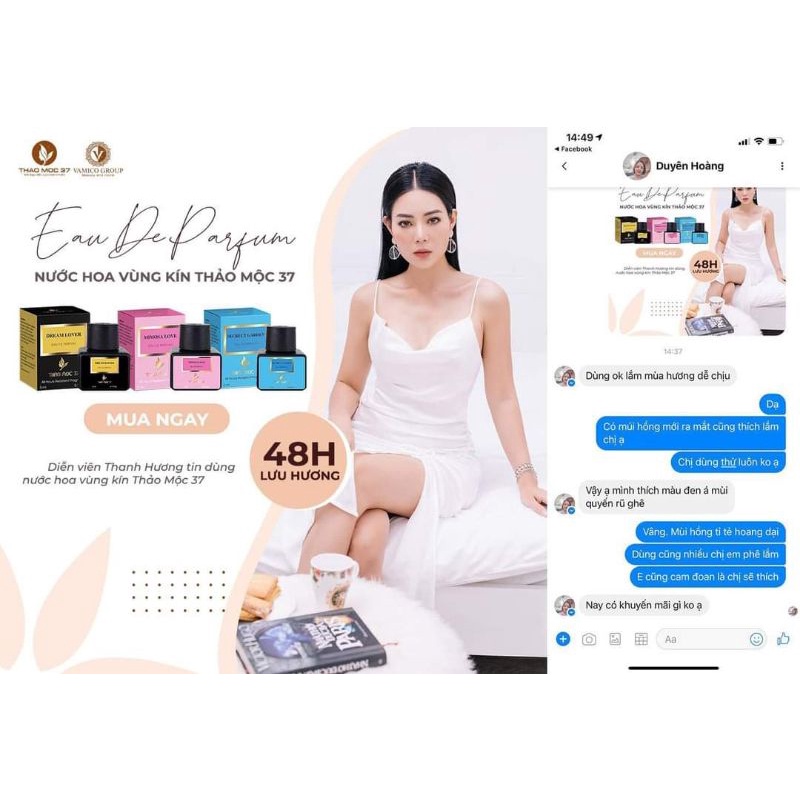 Nước hoa vùng kín thảo mộc 37...