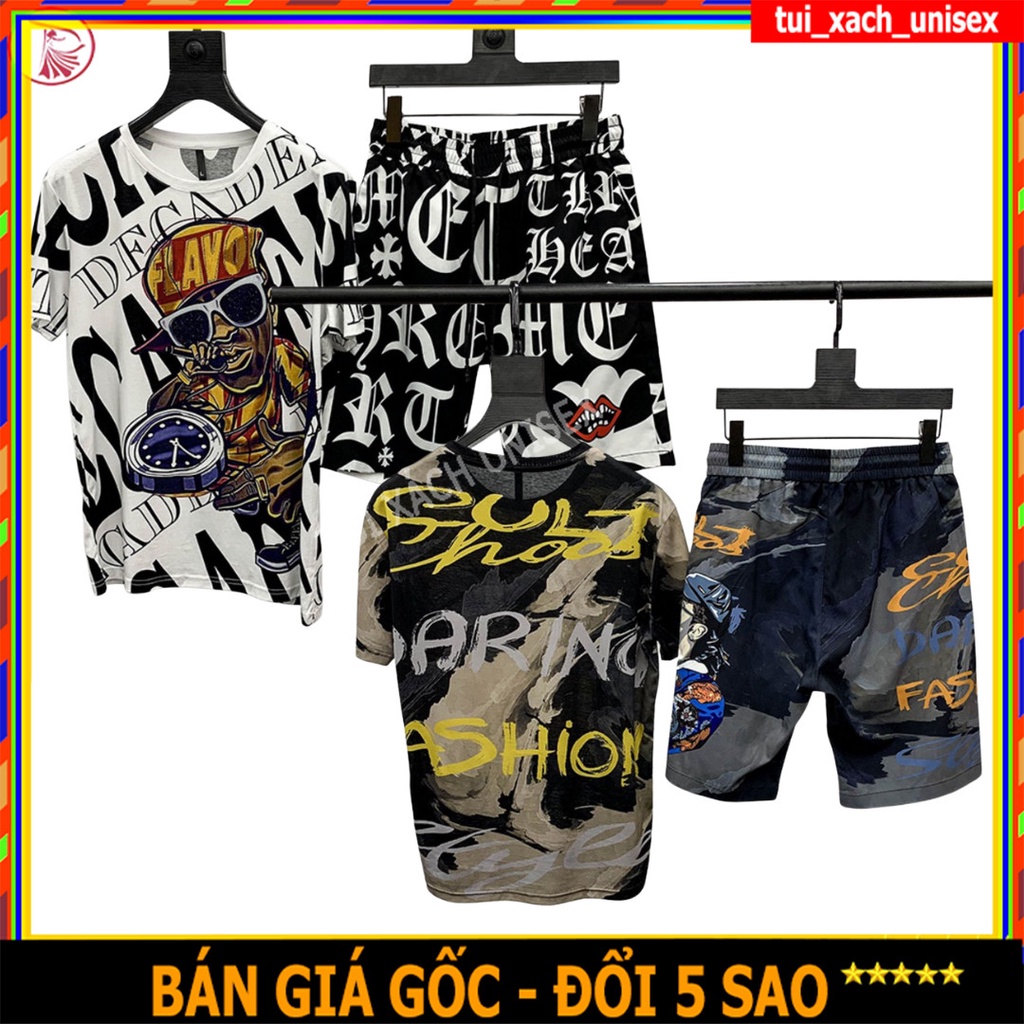 Bộ đùi mặc hè ❤️ GIẢM 10% ĐƠN 99K ❤️ sét quần áo NAM NỮ tập gym chất vải thun lạnh thoáng mát co giãn thoải mái KGS M01