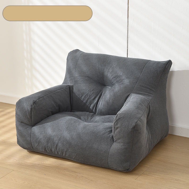 Ghế sofa lười tatami hạt xốp, cỡ nhỏ, ghế đơn, siêu bền và nhẹ phong cách Nhật Bản