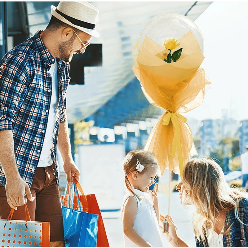 1 bộ bong bóng đèn LED DIY hình hoa nhân tạo trang trí nhà ở/văn phòng/sự kiện đa ứng dụng