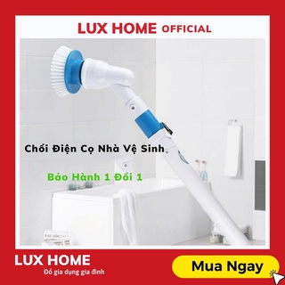 Chổi cọ nhà vệ sinh bằng điện, chổi cọ nhà tắm toilet tự động sạc tích điện LUX HOME OFFICIAL